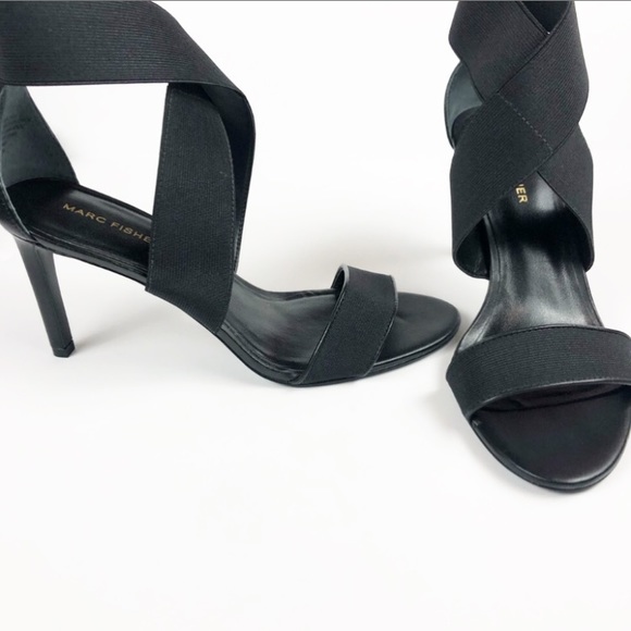 Marc Fisher Shoes - Marc Fisher black strapy heel size9
